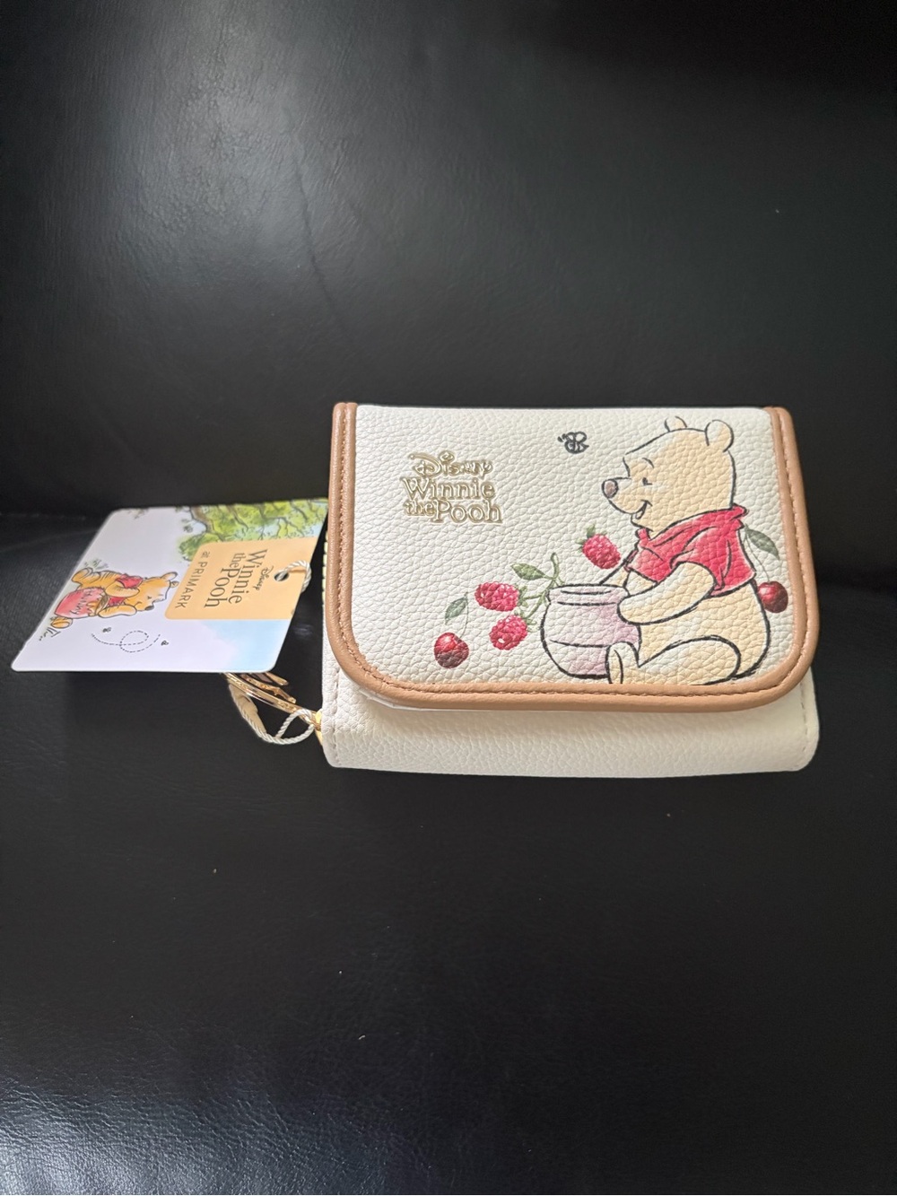 Primark Cream Winnie the Pooh Cherry Print Wallet